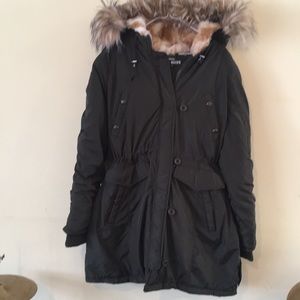Steve Madden dark olive parka Xl